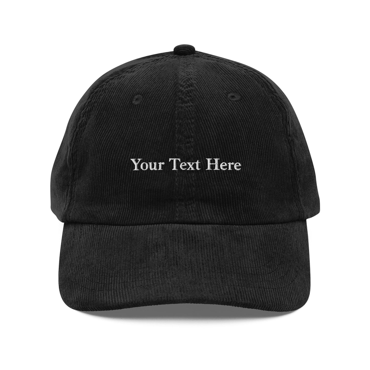Custom Embroidered Corduroy Hat