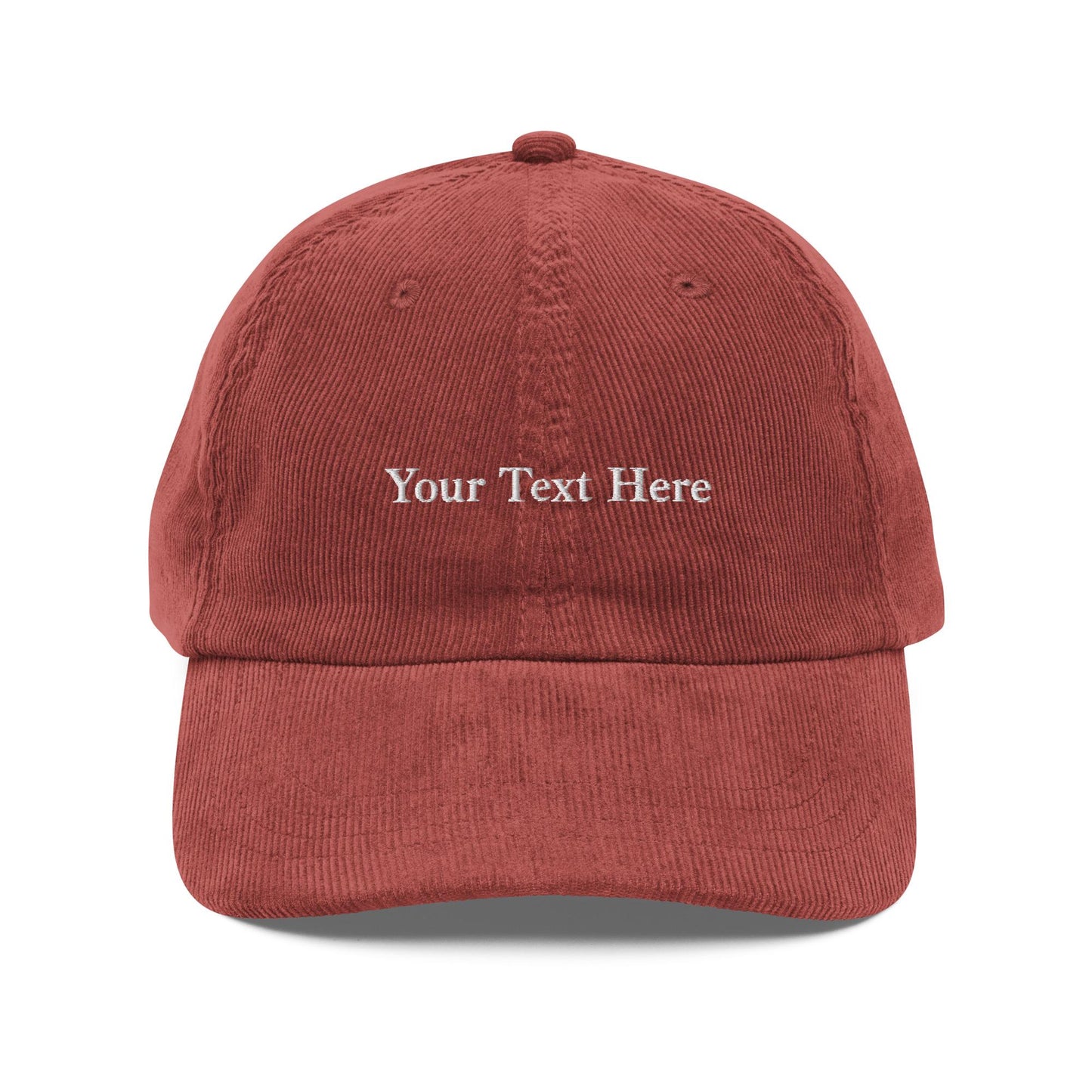 Custom Embroidered Corduroy Hat