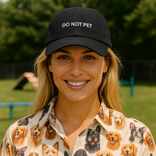 Do Not Pet Hat (ALL CAPS)