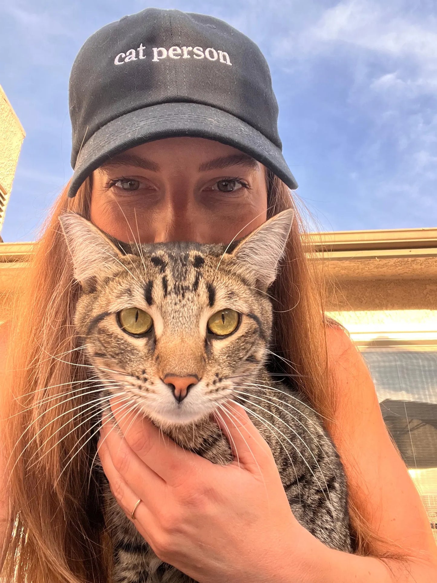 Cat Person Hat - Cat Person Dad Cap